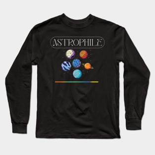 Amateur Astronomy Astrophile Space Lovers Long Sleeve T-Shirt